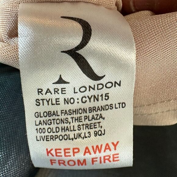 Rare London Maxi Dress Mesh Abstract Multi Size 6 - Picture 8 of 9